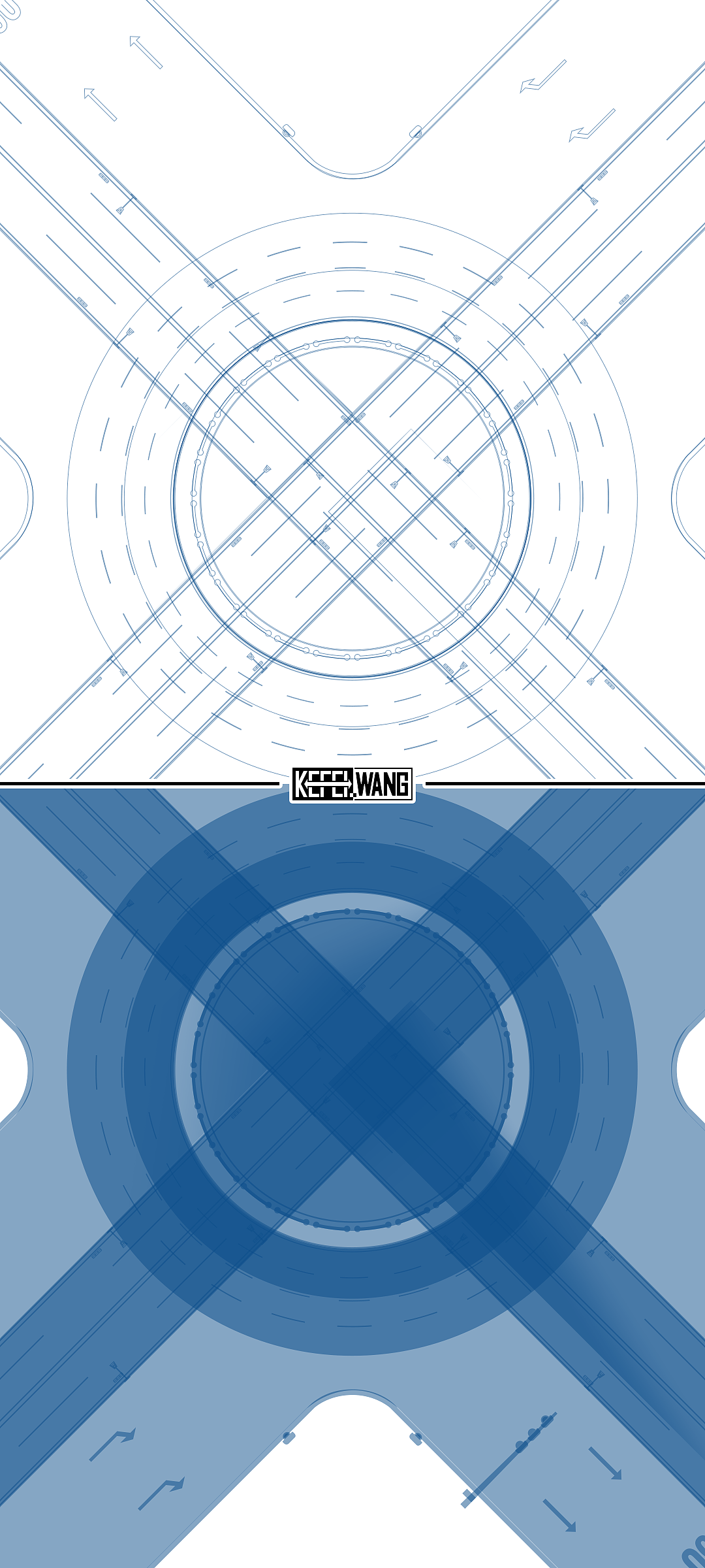[矢量]城市交通之立交桥