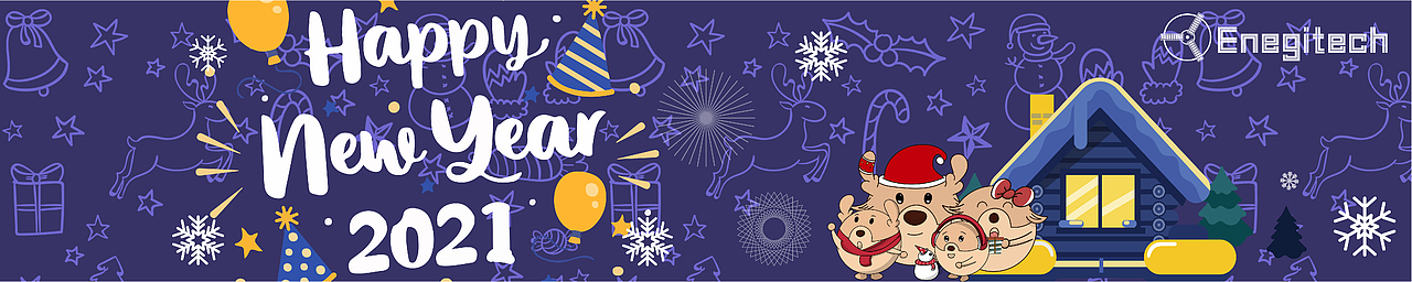 enegitech 吉祥物宣传插画设计