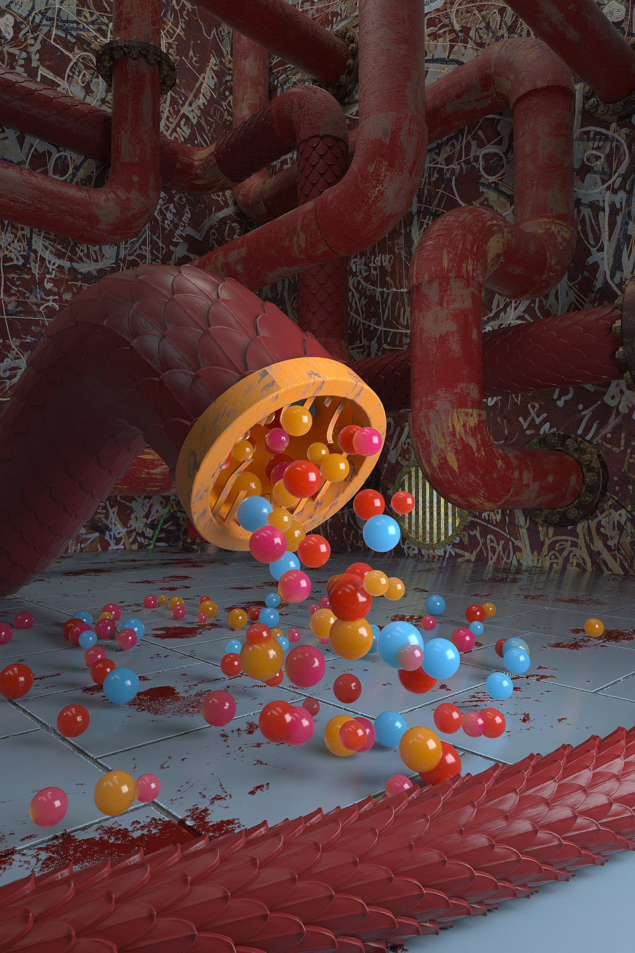 2019年 c4d独立创作汇总（图ZMTc2NDQxNzAw） - 其他三维 - 站酷设计师身披荆棘原创素材 - 站酷ZCOOL