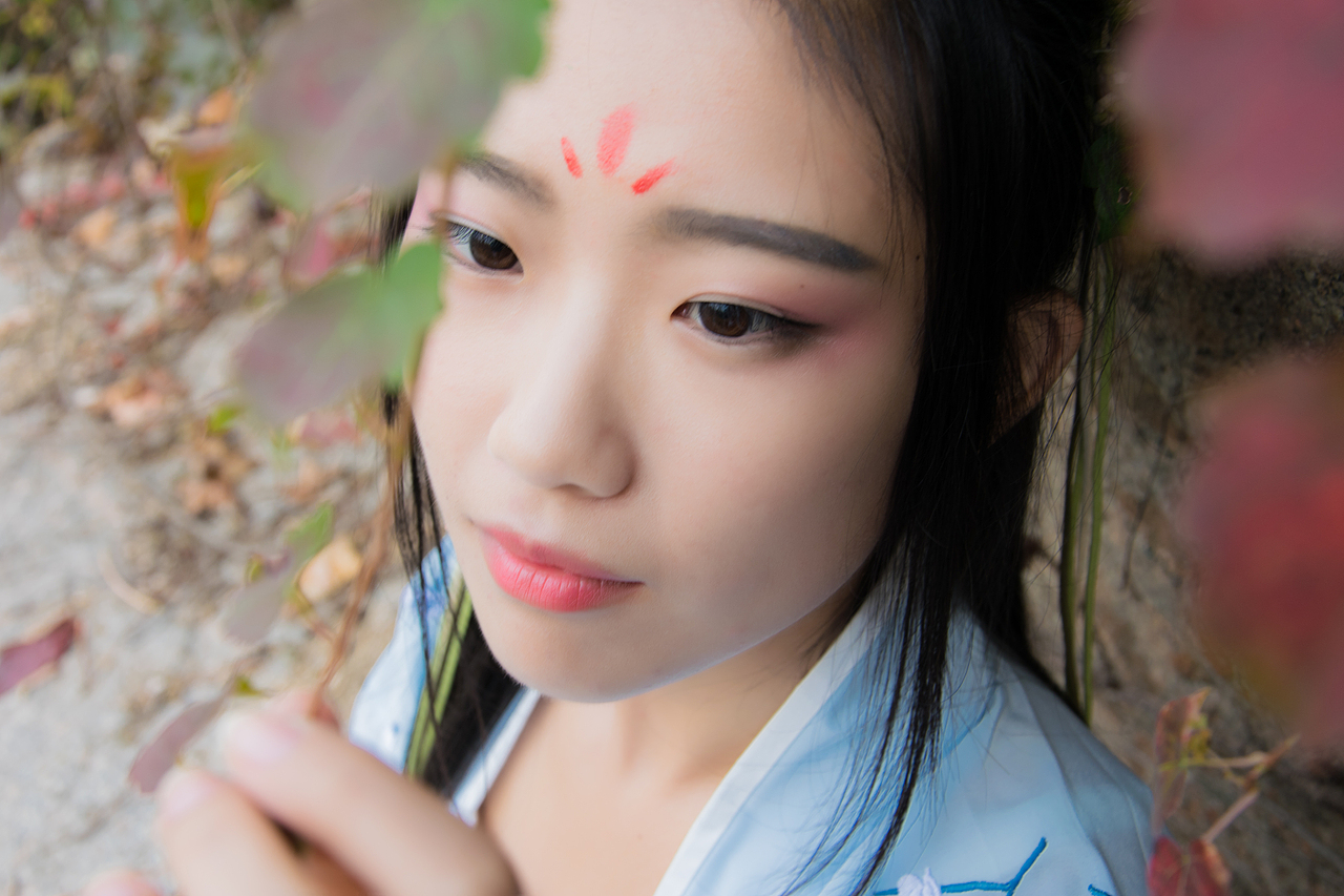 哪管秋色几许/只愿迷醉在你的眼眸里（图ZMzg2MzgxMjQ=） - 人像摄影 - 站酷设计师如弦原创素材 - 站酷ZCOOL