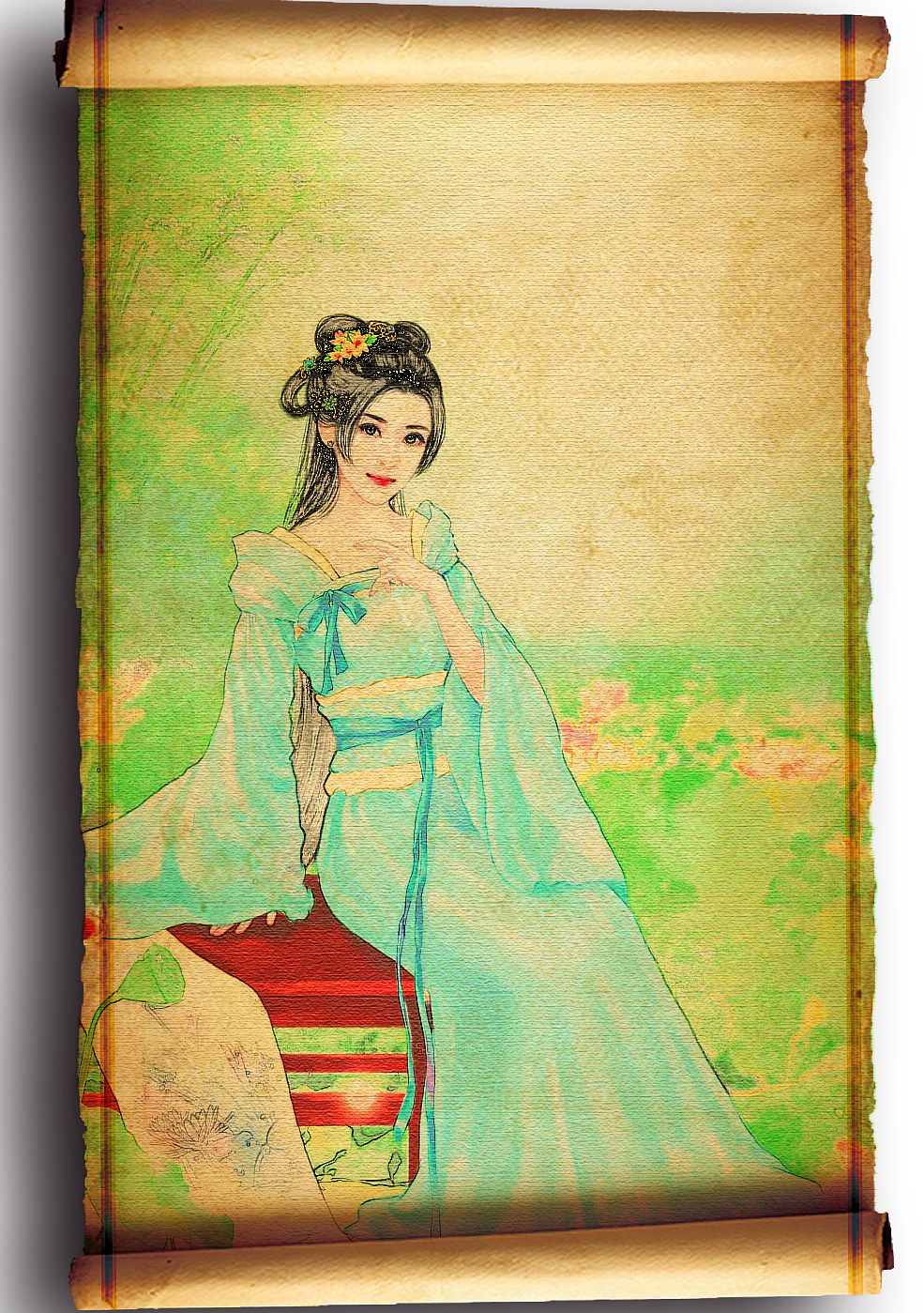 古裝美女（圖ZMTAxNzQ1NTUy） - 其他 - 站酷設(shè)計(jì)師七色堇nn原創(chuàng)素材 - 站酷ZCOOL