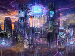 电信5G业务原画