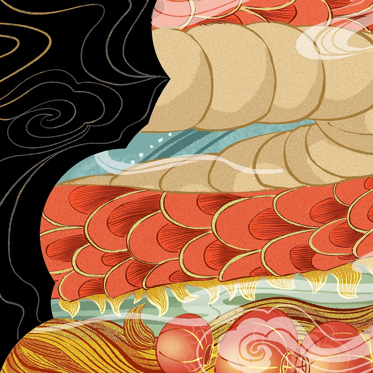 “拨云见喜”（图ZMjg2OTkzMDAw） - 创作习作 - 站酷设计师茶小茶Vera原创素材 - 站酷ZCOOL