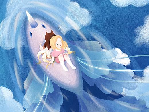 绘本插画——《我亲爱的猫小姐》4