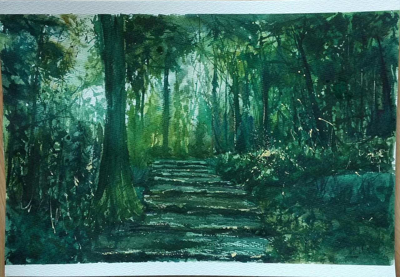水彩水彩风景风景（图ZNzI5ODE0NDA=） - 绘画 - 站酷设计师早开的晚霞啊啊啊原创素材 - 站酷ZCOOL