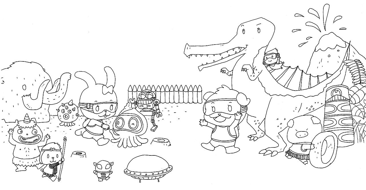 [儿童插画] Future New Life 未来新生活（图ZNDY5MDM4NzI=） - 儿童插画 - 站酷设计师dizzi原创素材 - 站酷ZCOOL