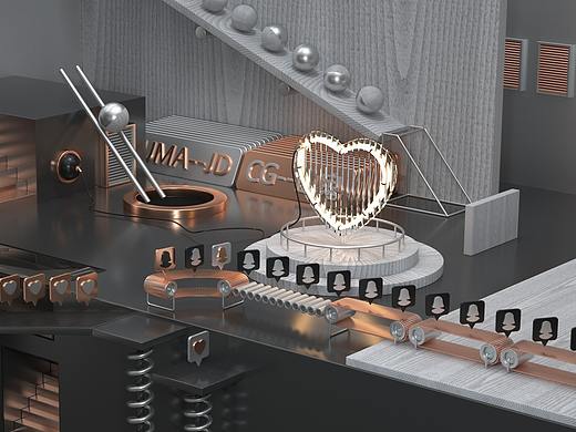 C4D 基础场景练习（个人主页-ZMzU0NTEyMjA=） - 海报 - 站酷设计师Aiden一World原创素材 - 站酷ZCOOL