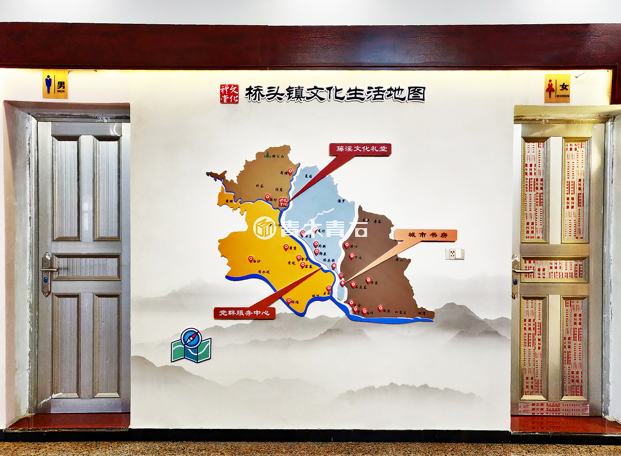 籐溪村·文化礼堂建设（图ZMjAyMzMzNDA4） - 其他空间 - 站酷设计师青木青石广告原创素材 - 站酷ZCOOL