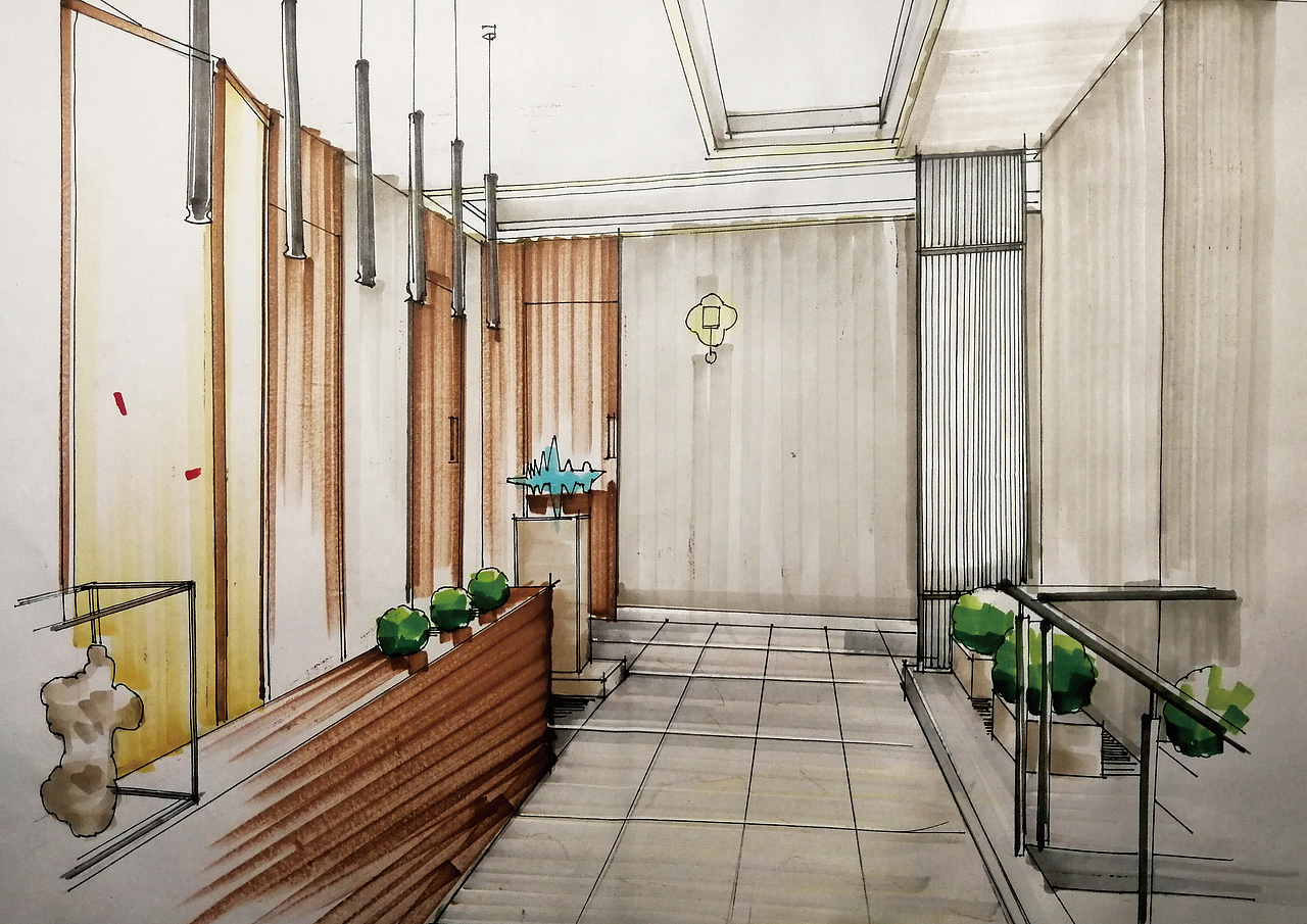 摩登东方新中式会所空间设计