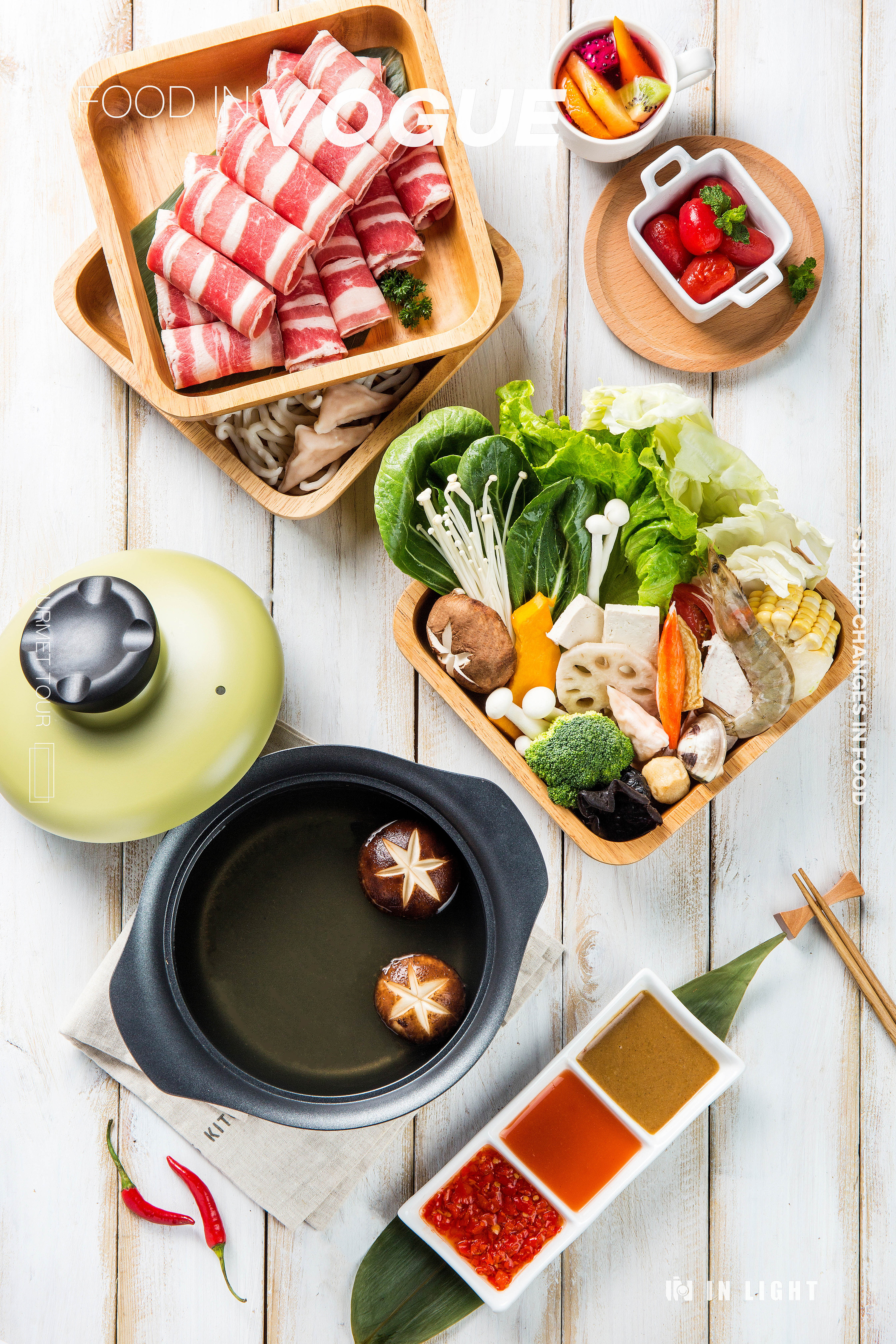 冬日围炉话火锅#in light#火锅拍摄