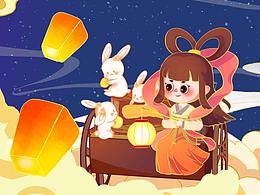 中秋节礼盒包装设计