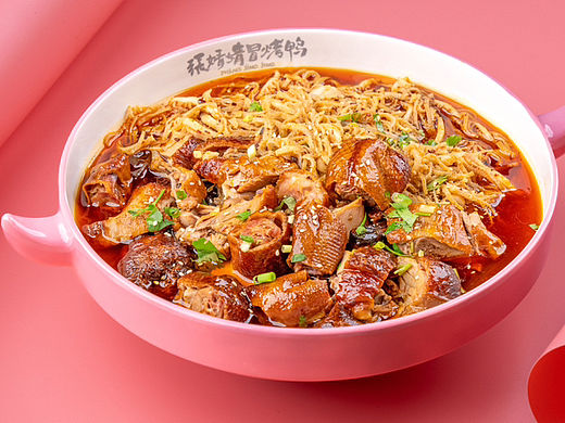 美食摄影-冒烤鸭