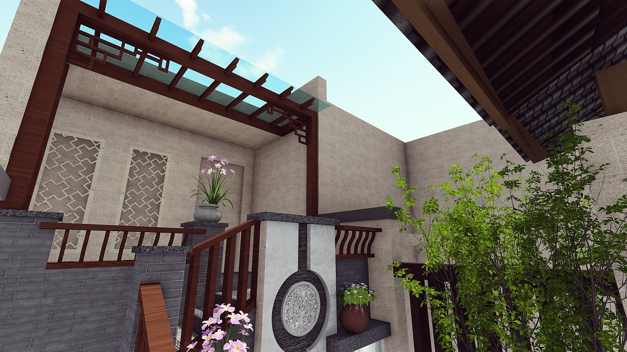 上林赋别墅花园设计