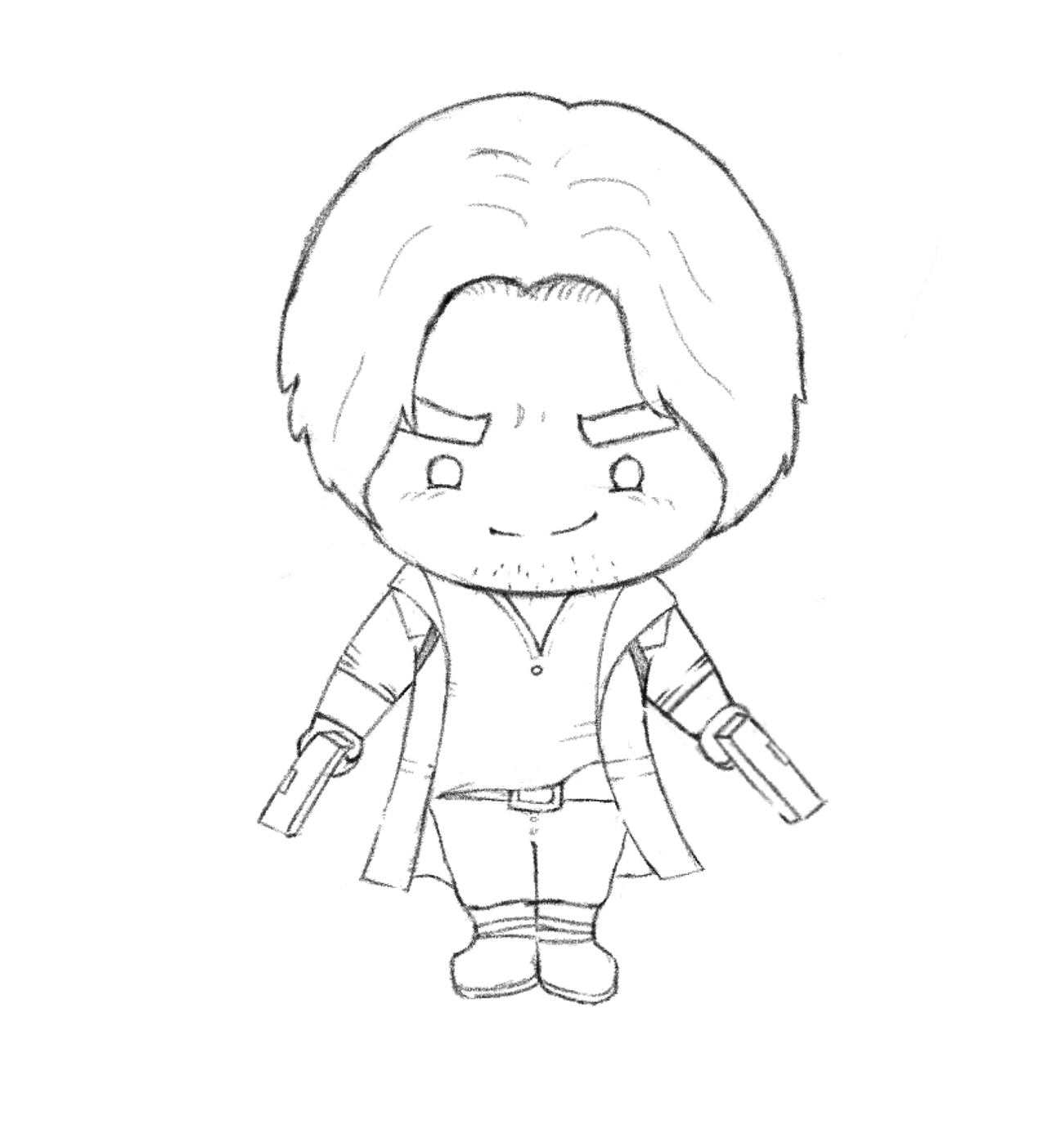 q版鬼泣5但丁|插画|创作习作|吴小逗_原创作品-站酷zcool