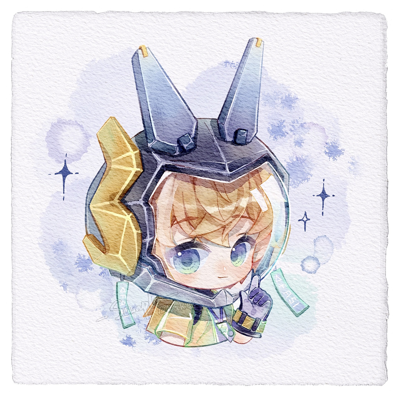 最近画的同人qq头