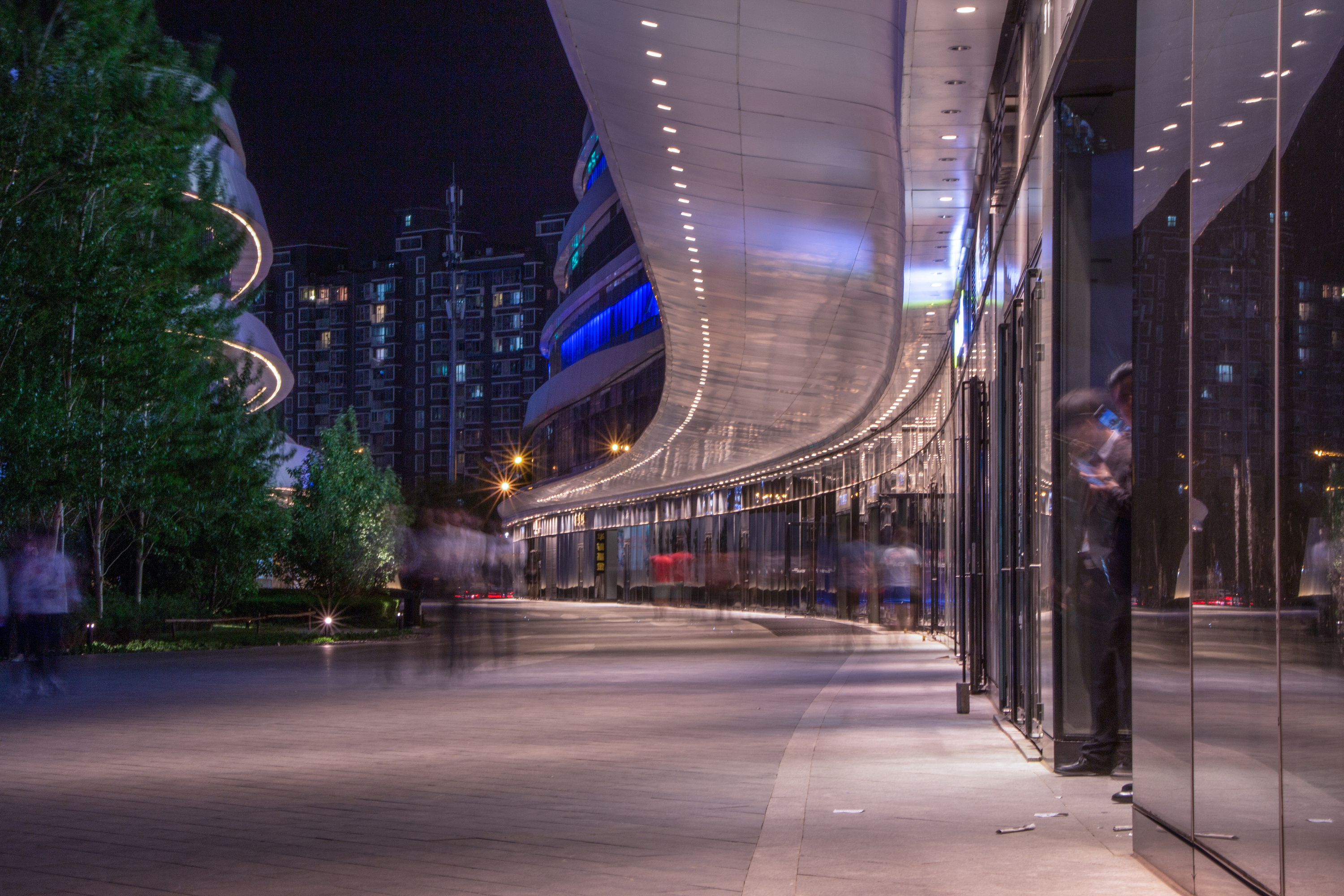 大师的杰作——望京soho夜景实拍