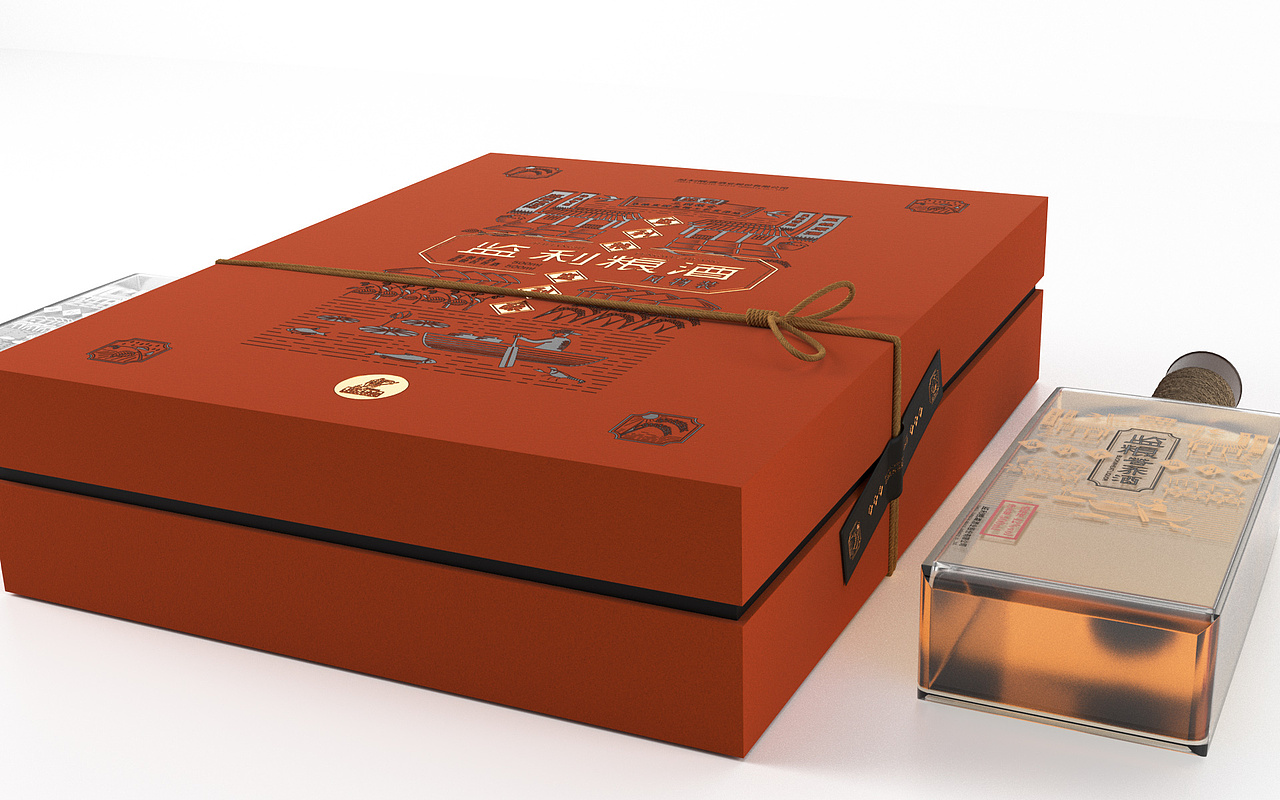 监利粮酒风物装包装设计