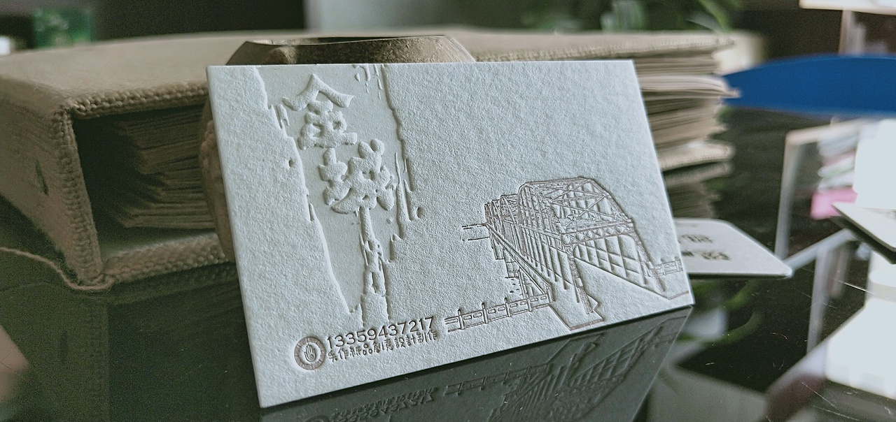 letterpress活字印刷名片