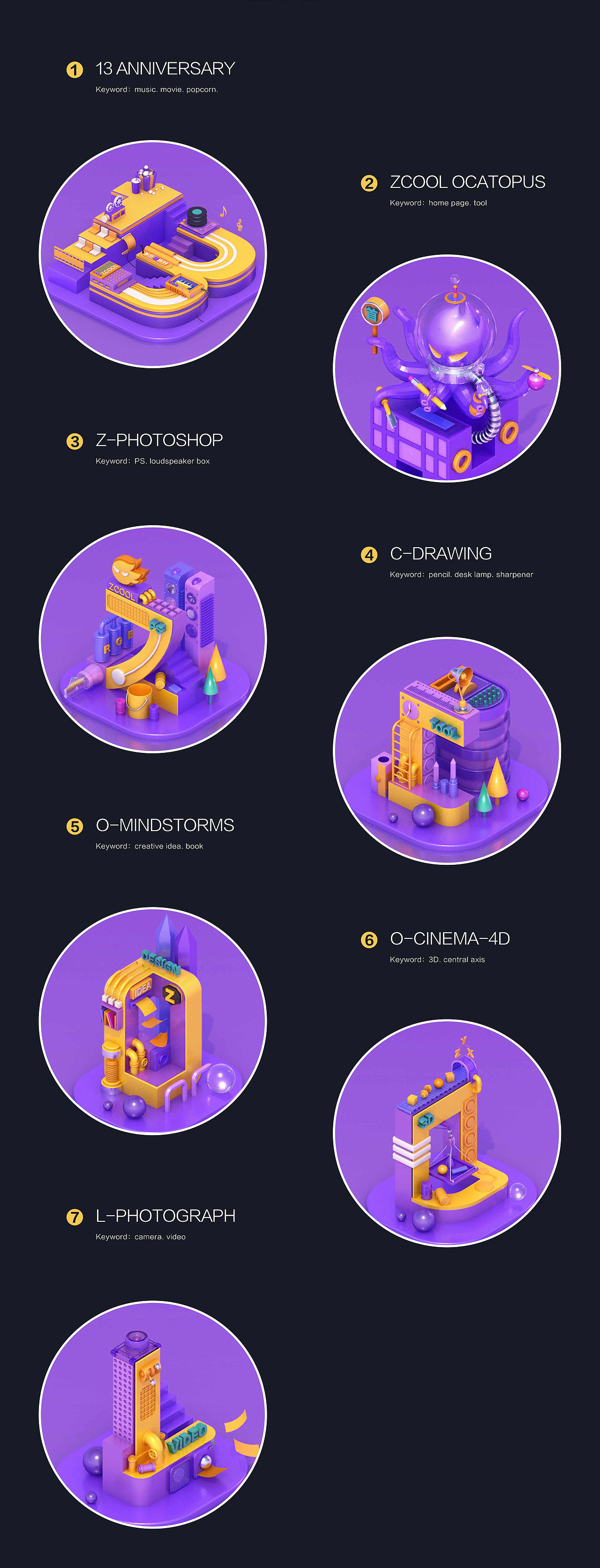 站酷13周年生日快乐！（图ZMTcxODI0NDg4） - 其他平面 - 站酷设计师5Tong原创素材 - 站酷ZCOOL