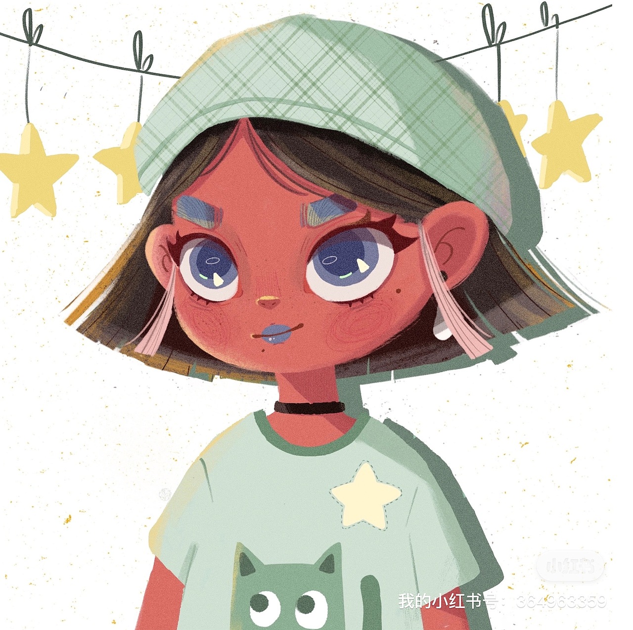 肌理插画小头像（图ZMzc1MjQ4ODE2） - 儿童插画 - 站酷设计师执秋白原创素材 - 站酷ZCOOL