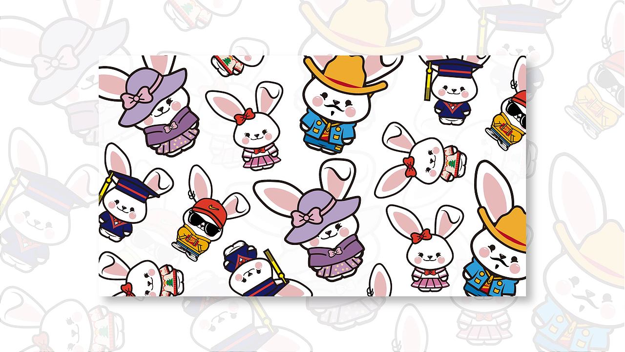 大耳兔（圖ZMjI2NTg1MDU2） - IP形象 - 站酷設(shè)計(jì)師LLLL14原創(chuàng)素材 - 站酷ZCOOL