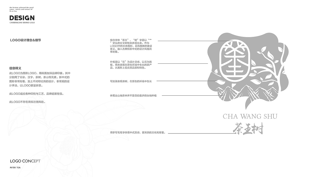 云南普洱茶品牌茶王树LOGO设计（图ZNzI4MTIzMjg=） - Logo - 站酷设计师7N云迹南寻原创素材 - 站酷ZCOOL