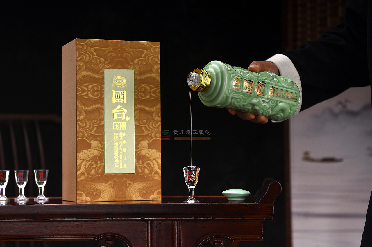 国台白酒拍摄产品白酒摄影