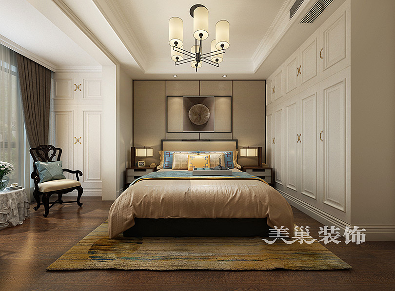 郑州正商华钻160平大气美式,西方经济实用兼顾优雅