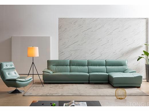 皮沙发白底场景创意拍摄