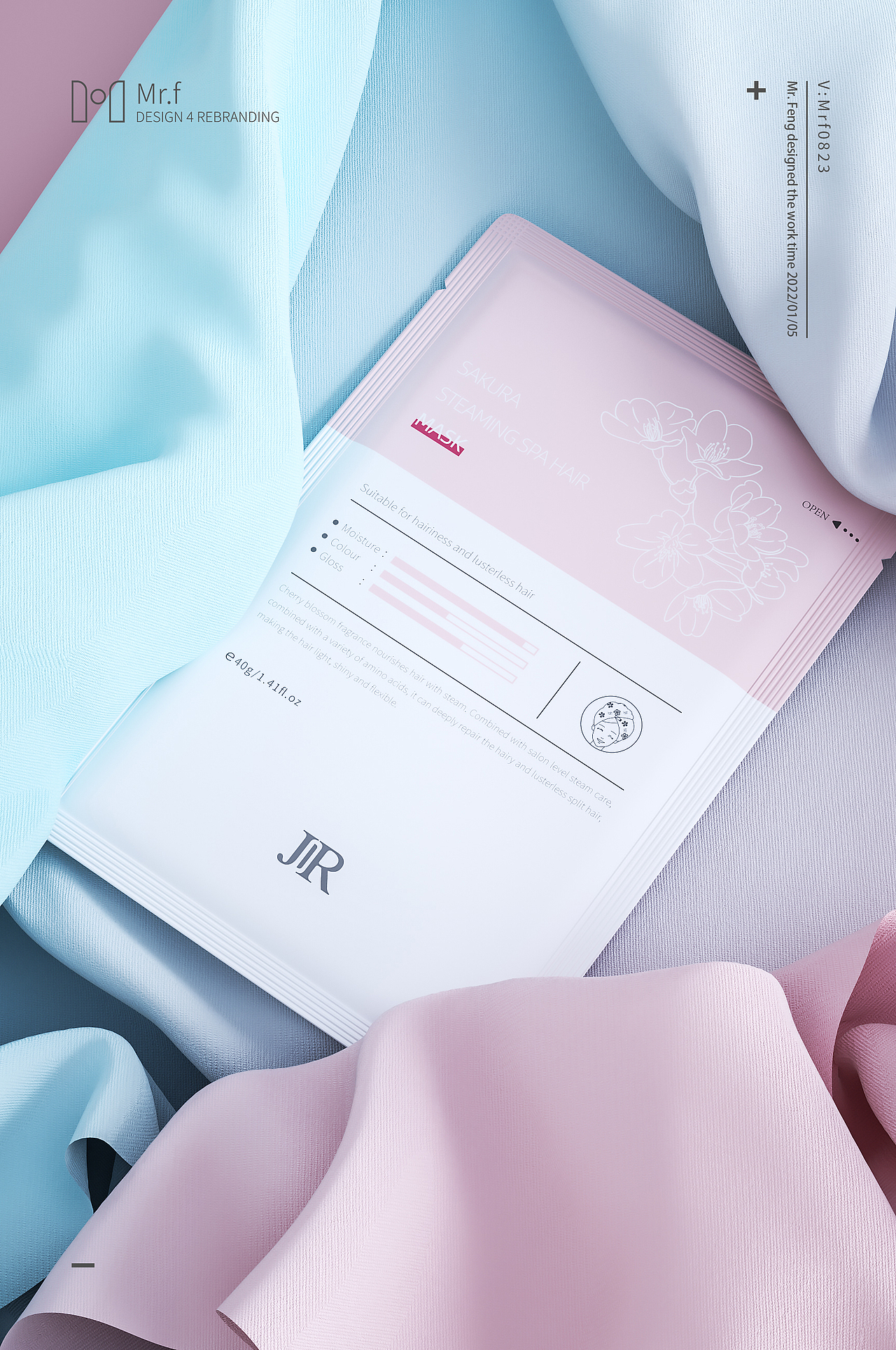 Mr.F × JIR丨樱花发膜（图ZMjg0MjM3NDcy） - 包装 - 站酷设计师Mrf商业设计师原创素材 - 站酷ZCOOL