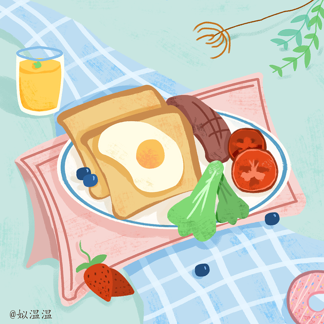 美食插画（图ZMjU1MDk2NDc2） - 艺术插画 - 站酷设计师siwenwen原创素材 - 站酷ZCOOL