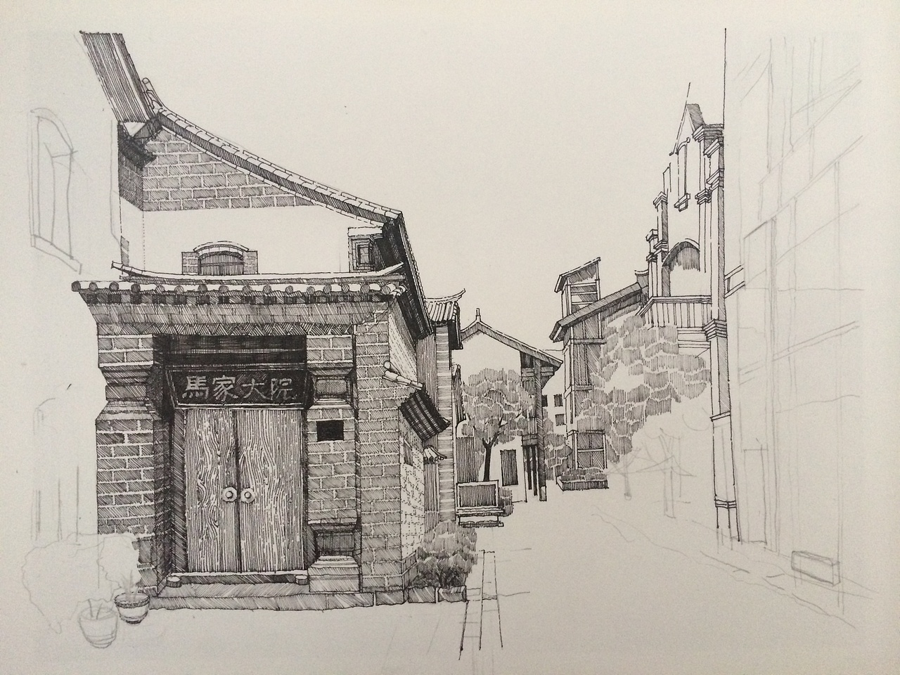 昆明老街|插画|商业插画|蔡其憬_原创作品-站酷zcool