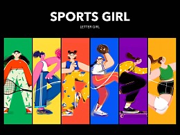 Sports Girl 人物插画（上）