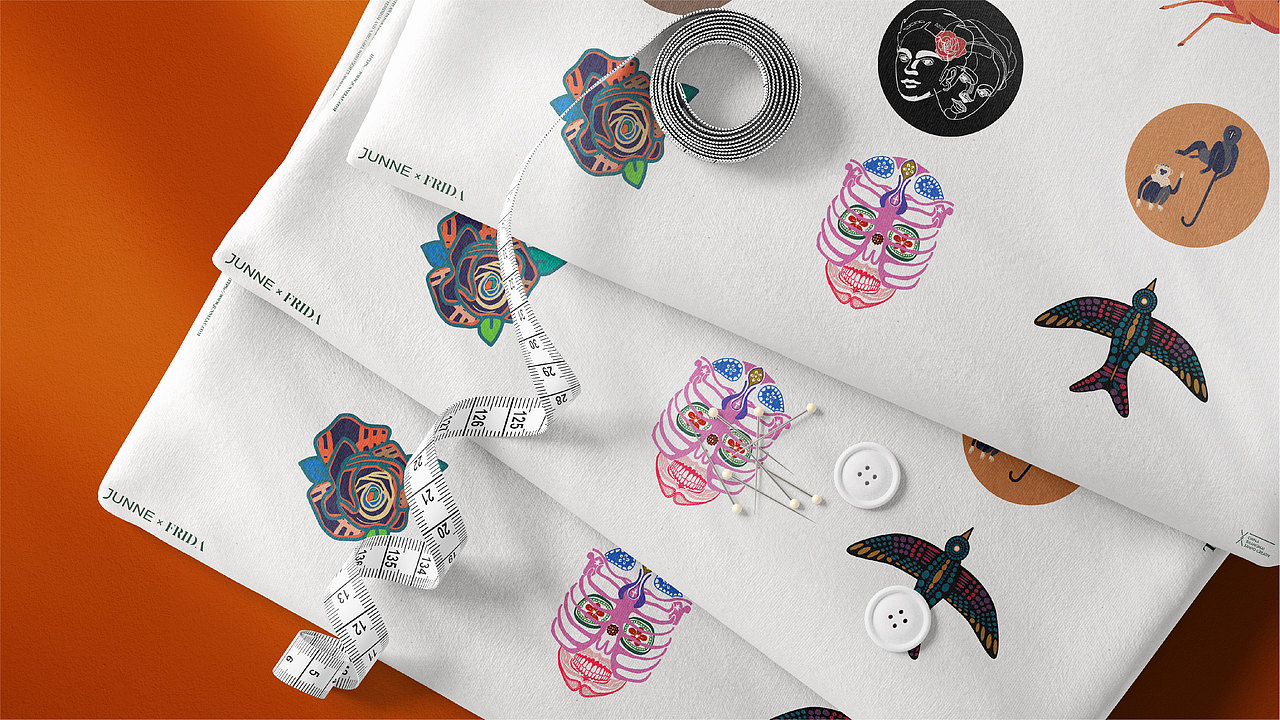 GIRL POWER——JUNNE&FRIDA品牌联名设计（图ZMjAwNzc0ODI4） - 品牌 - 站酷设计师上海简柏创意原创素材 - 站酷ZCOOL