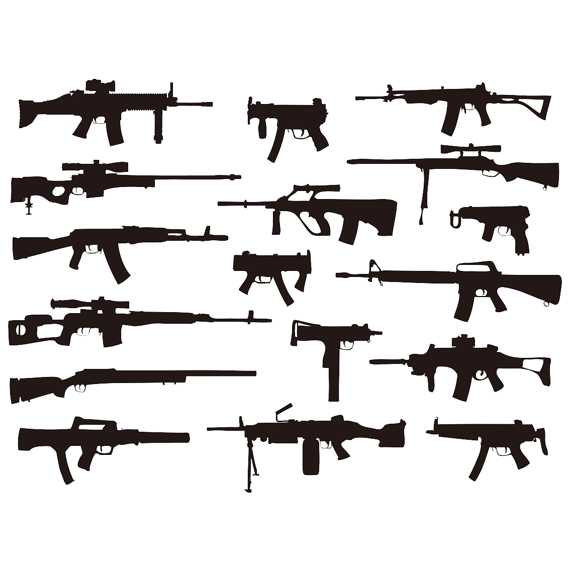 枪械剪影