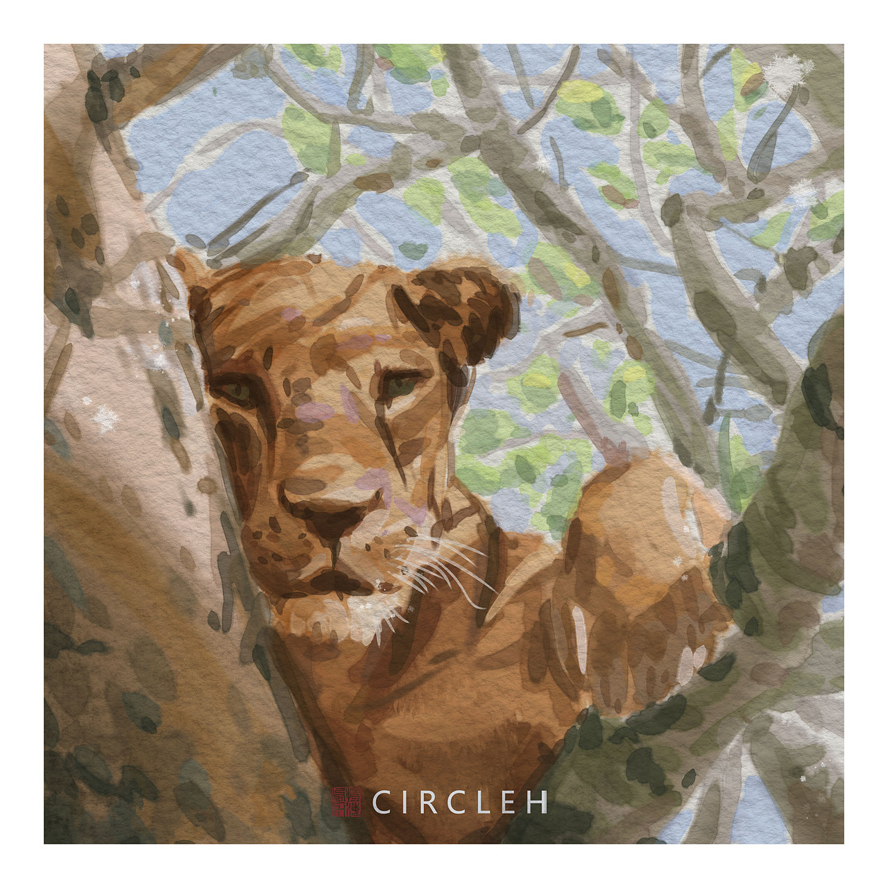 色彩60天挑战赛30（图ZMjcyOTI0MDcy） - 艺术插画 - 站酷设计师乌力扬海CircleH原创素材 - 站酷ZCOOL