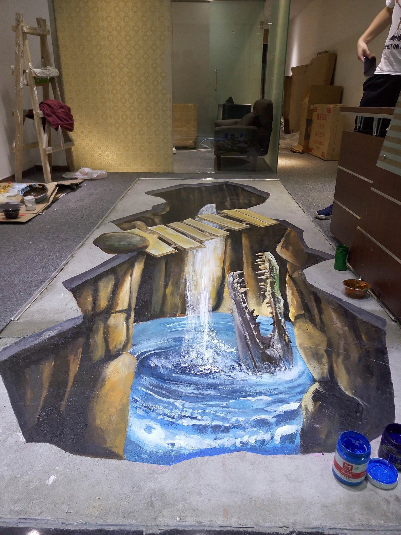 广州北京路 VR体验馆 3D立体画