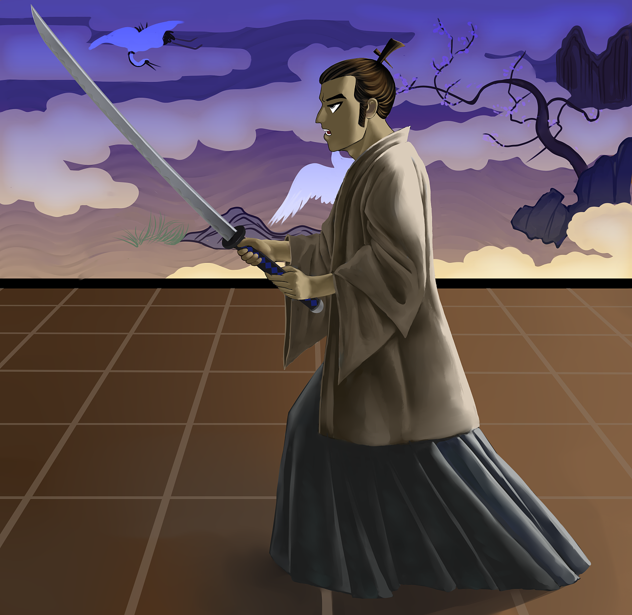 武士|动漫|单幅漫画|星空野猫 - 原创作品 - 站酷 (zcool)