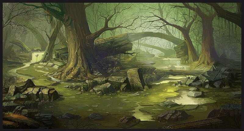 山林（图ZODI5NzUwMjQ=） - 游戏原画 - 站酷设计师道友莫怪原创素材 - 站酷ZCOOL