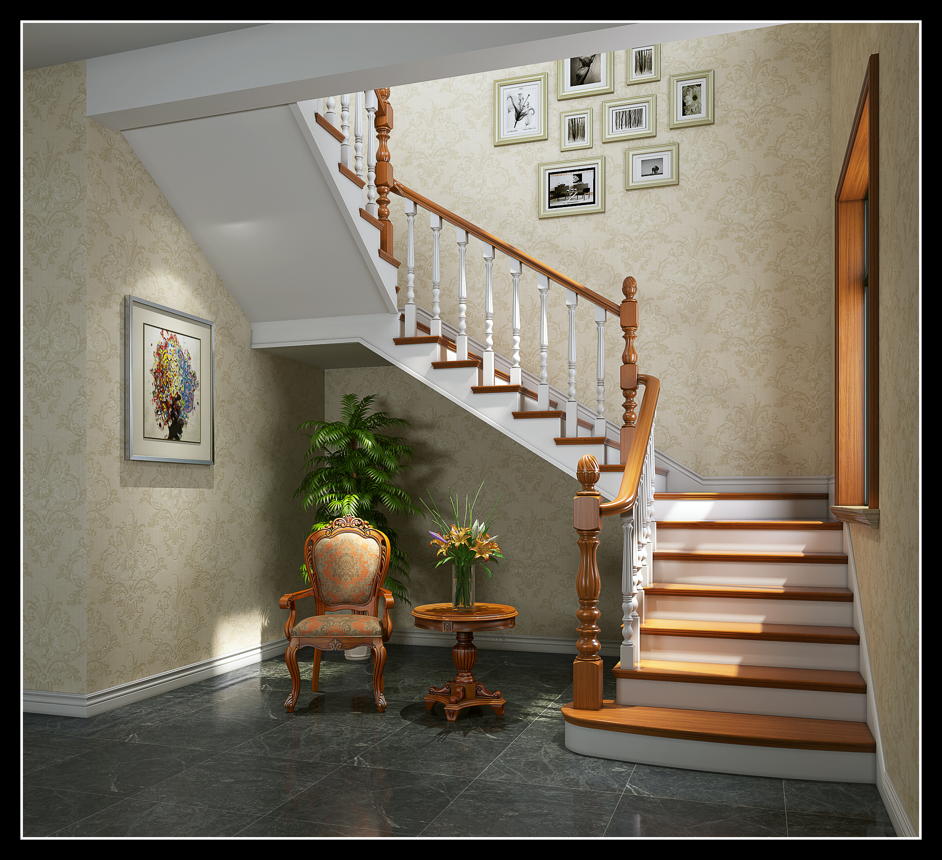 复式别墅楼梯楼梯方案