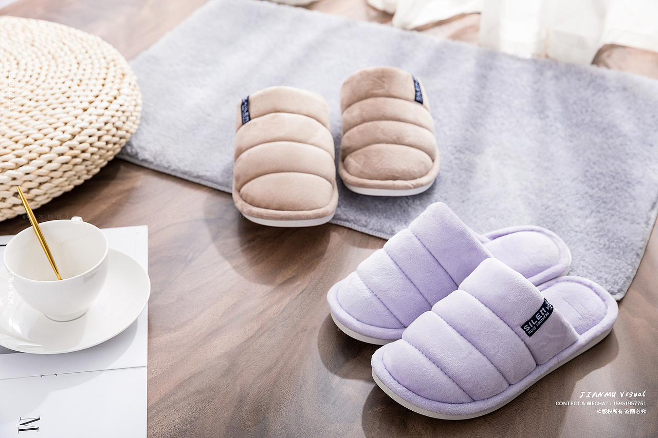 拖鞋摄影 | 简木视觉 × 成人凉鞋棉拖家居鞋 产品摄影（图ZMTc2Njc2NjY0） - 产品摄影 - 站酷设计师简木视觉原创素材 - 站酷ZCOOL
