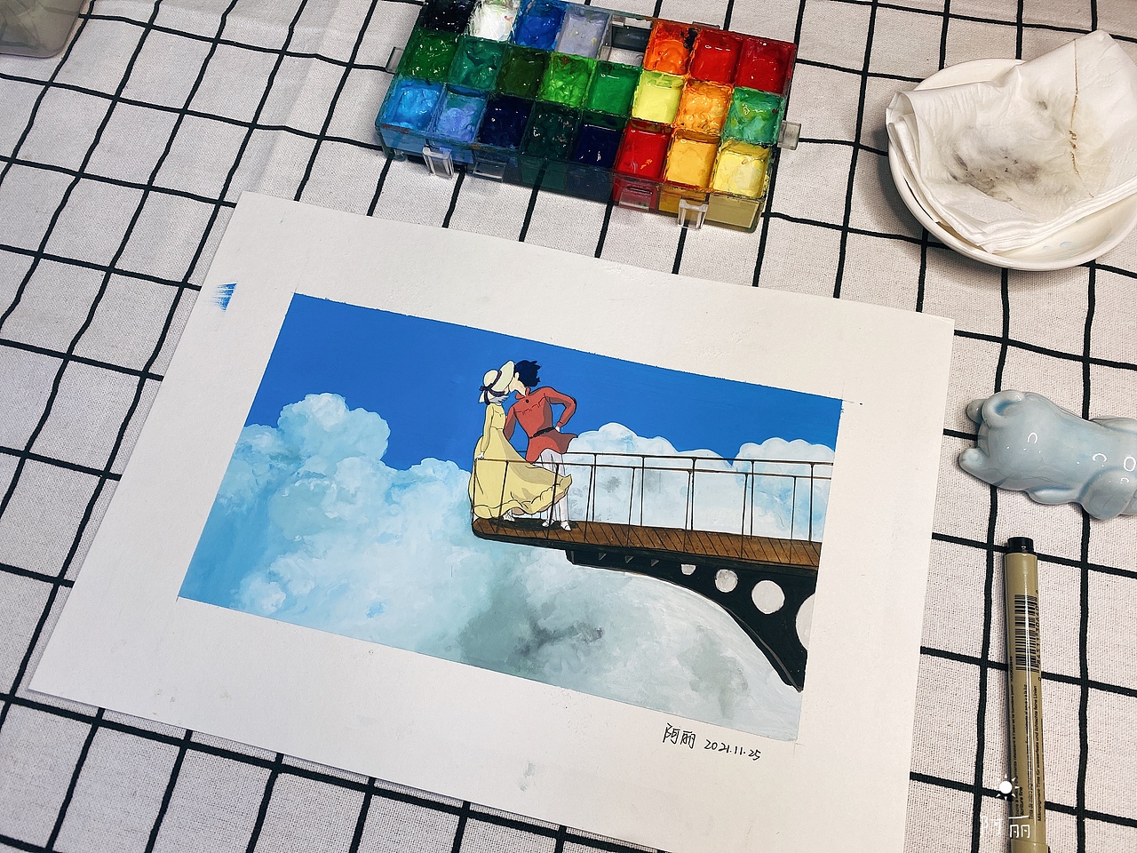 【每周一画】不透明水彩