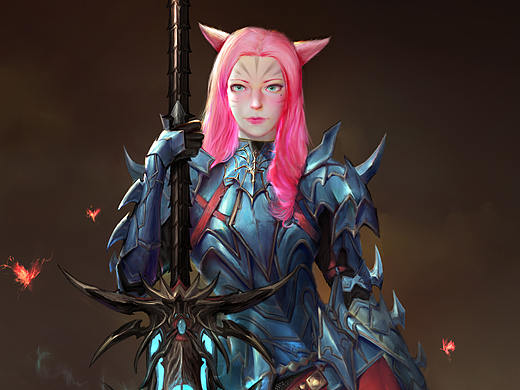 最终幻想14游戏角色同人创作