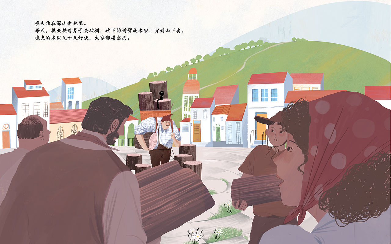 《喜鹊的树》（图ZMjU2MDM3NzQ0） - 绘本 - 站酷设计师大肥象工作室原创素材 - 站酷ZCOOL