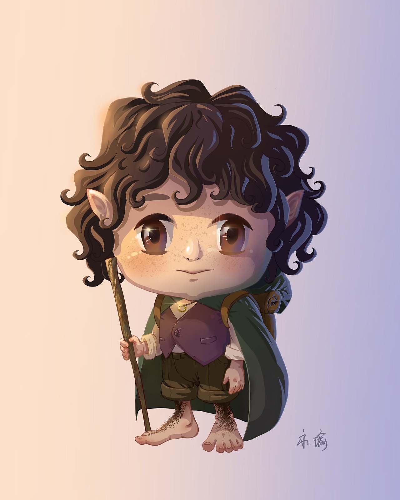 q版霍比特人|插画|创作习作|davidhyy - 原创作品 - 站酷 (zcool)