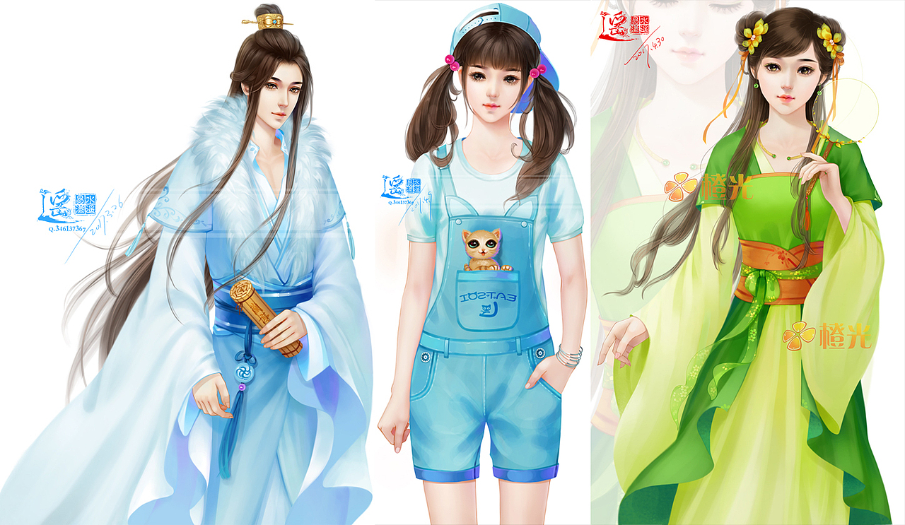 客单 橙光素材库立绘（图ZMTQxNTg5NDIw） - 商业插画 - 站酷设计师易水潇遥原创素材 - 站酷ZCOOL