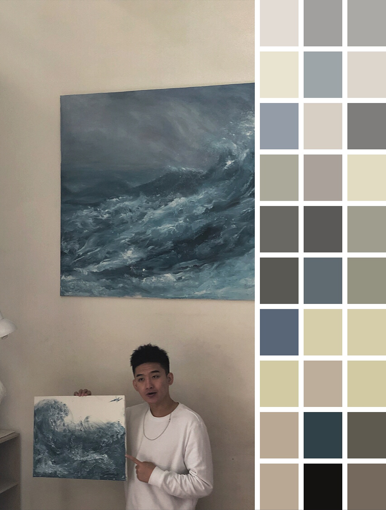 油画《海》