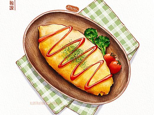 iPad水彩美食 | 黄色系