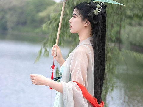 汉服清冷风写真拒相思