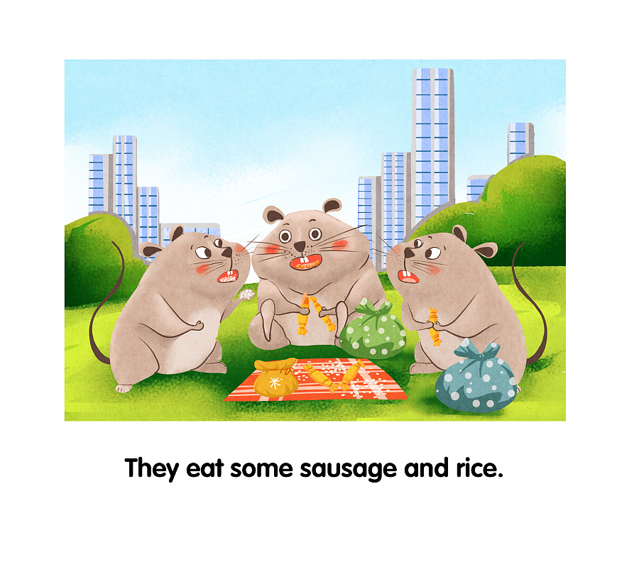 原创作品:mice in the city